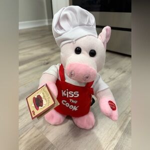 Chantilly Lane Kiss the Cook Hamlet Pig Musical Toy “Hey Good Lookin"